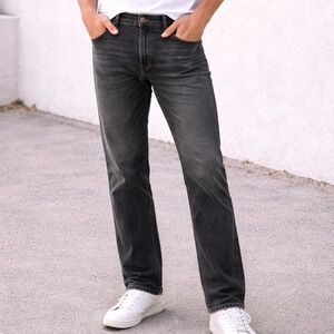 Wrangler Retro Slim Straight Mens Jeans  Grey 88MWZGD 36x34 Stretch Denim